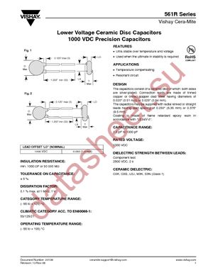 561R10TCCV10 datasheet  