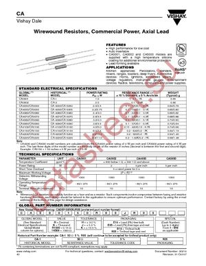 CA0002330R0KS73 datasheet  