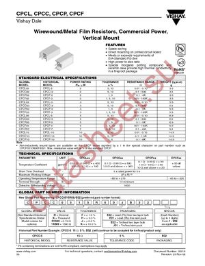 CPCP1012R00FB31 datasheet  