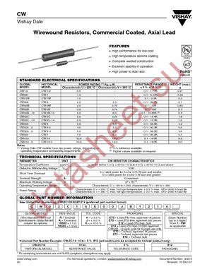 CW00530R00JB12 datasheet  