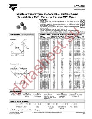 LPT-4545-5R0LC datasheet  