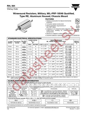 NH025120R0JJ01 datasheet  