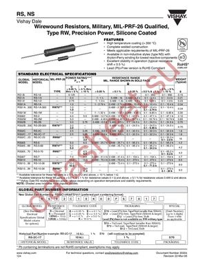 NS01A10R00BB12 datasheet  