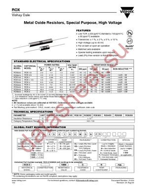 ROX100100MFKLB datasheet  