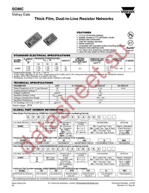 SOMC160110K0GEA datasheet  