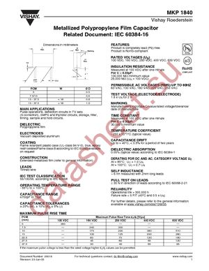 MKP1840415255 datasheet  