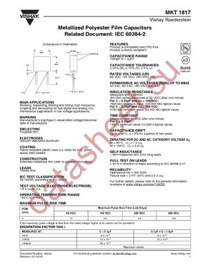 MKT1817310014W datasheet  