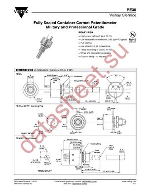 PE30L0FG102MAB datasheet  