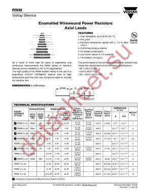 RWM04106R20JR15E1 datasheet  