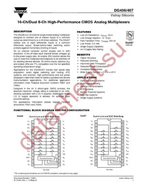 DG407DN-T1-E3 datasheet  