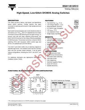 DG612DY-E3 datasheet  