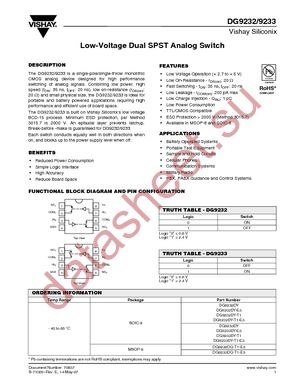 DG9232DY-T1 datasheet  