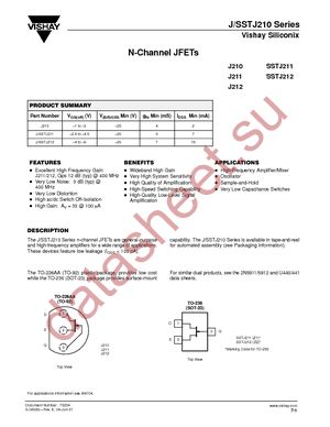 J212-E3 datasheet  