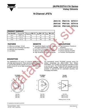 PN4119A-E3 datasheet  