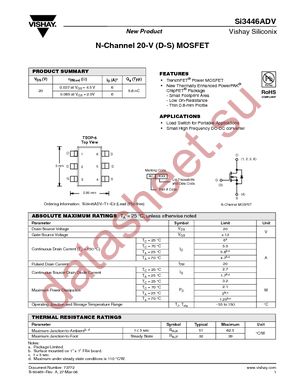 SI3446ADV-T1-E3 datasheet  