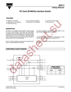 SI4710CY-T1-E3 datasheet  