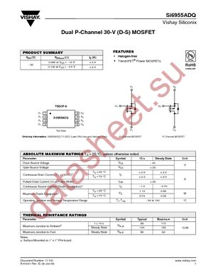 SI6955ADQ-T1 datasheet  