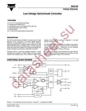 SI9145BY datasheet  