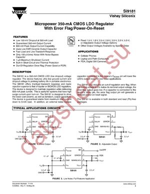 SI9181DQ-18-T1-E3 datasheet  