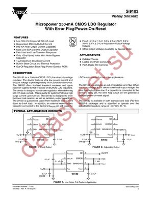 SI9182DH-25-T1 datasheet  