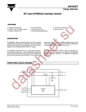 SI9706DY datasheet  