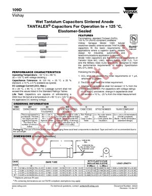 109D106X9100C2 datasheet  