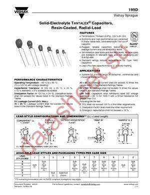 199D104X9050A1V1E3 datasheet  