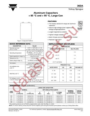 36DA243F100DC2B datasheet  