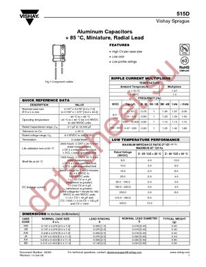 515D476M100CD6AE3 datasheet  