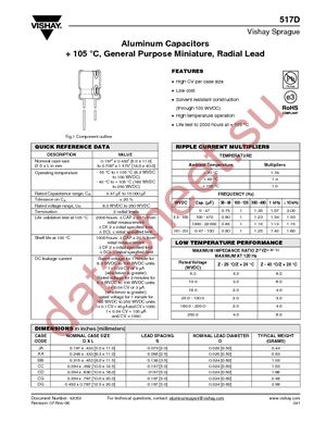 517D225M050JA6AE3 datasheet  