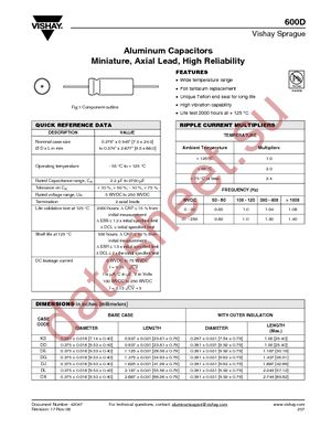 600D187G050DX4 datasheet  