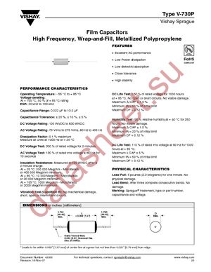 V-730P334X9400 datasheet  