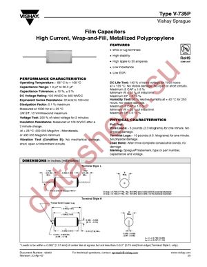 V-735P106X9400H datasheet  