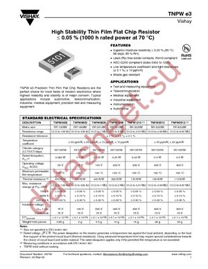 TNPW06031451BEEN datasheet  