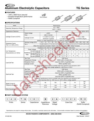 140-TG100M1H-0512-RC datasheet  