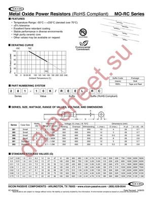 261-0.68-RC datasheet  