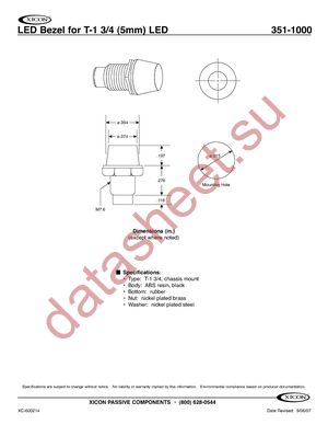 351-1000 datasheet  