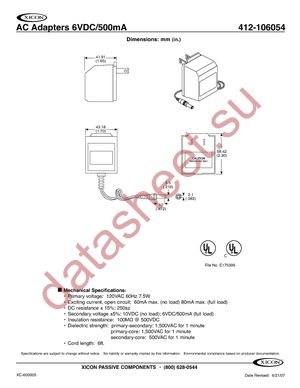 412-106054 datasheet  