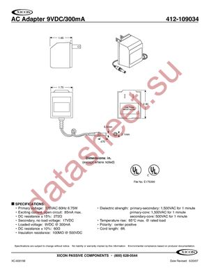 412-109034 datasheet  