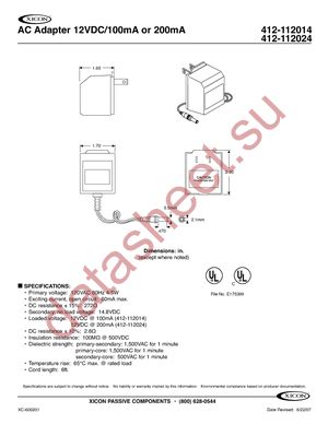 412-112024 datasheet  