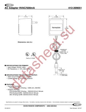 412-209051 datasheet  