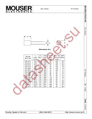 43LJ312 datasheet  