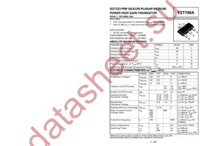 FZT790ATA datasheet  