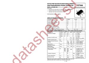 FZT968TA datasheet  