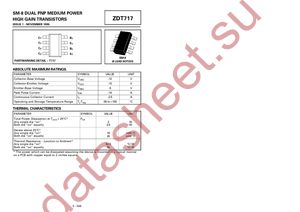 ZDT717TA datasheet  