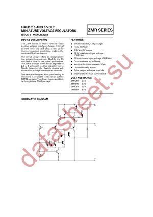 ZMR500CSTOB datasheet  