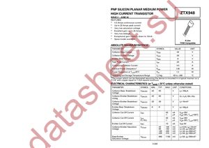 ZTX948STZ datasheet  