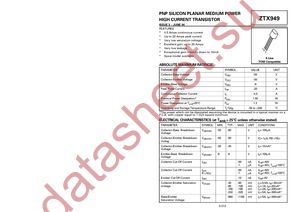 ZTX949STZ datasheet  