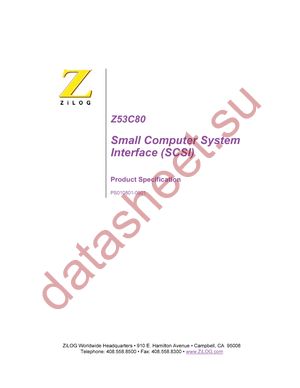Z53C8003PSC datasheet  