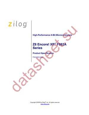 Z8F011AHH020EC datasheet  